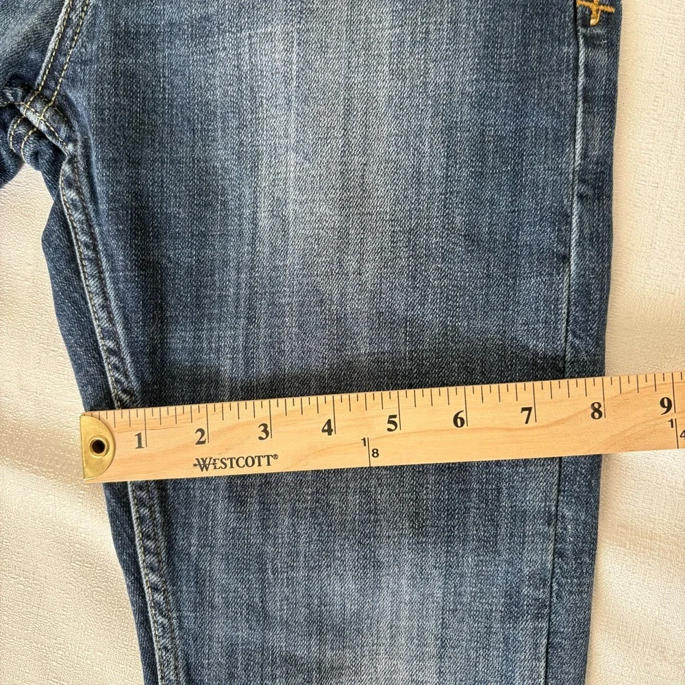 Lee‎ 101+ Heritage Jeans Hair-on-Hide Leather Patch  Blue Tonal Stitch size 29 - Picture 14 of 16